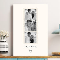 Us Always Couple Anniversary Valentine's Day Gift - Personalized Photo Poster