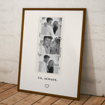 Us Always Couple Anniversary Valentine's Day Gift - Personalized Photo Poster