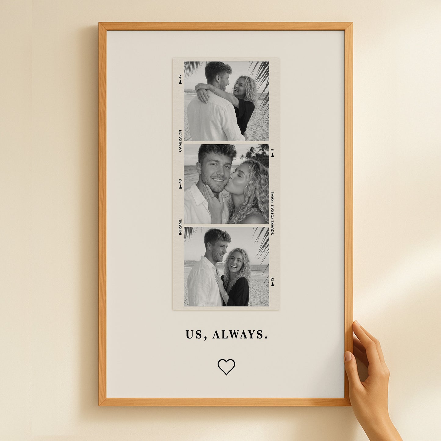 Us Always Couple Anniversary Valentine's Day Gift - Personalized Photo Poster