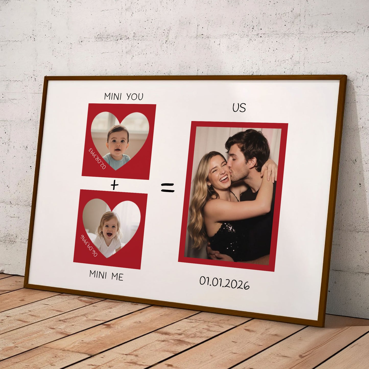 Us Forever & Always Anniversary Valentine's Day Gift For Him, Her - Personalized Photo Poster