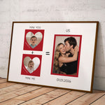 Us Forever & Always Anniversary Valentine's Day Gift For Him, Her - Personalized Photo Poster