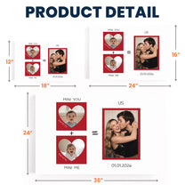 Us Forever & Always Anniversary Valentine's Day Gift For Him, Her - Personalized Photo Poster