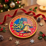 USA 250th Anniversary Resin Ornament, 1776-2026 Liberty Bell Decoration, Patriotic Ornament