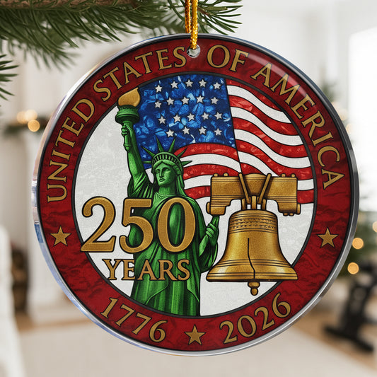Usa 250th Anniversary - Acrylic Ornament