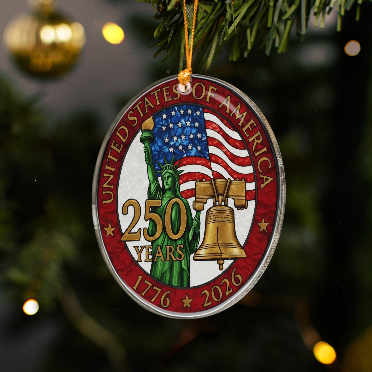 Usa 250th Anniversary - Acrylic Ornament