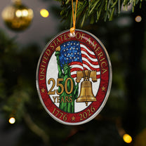 Usa 250th Anniversary - Acrylic Ornament