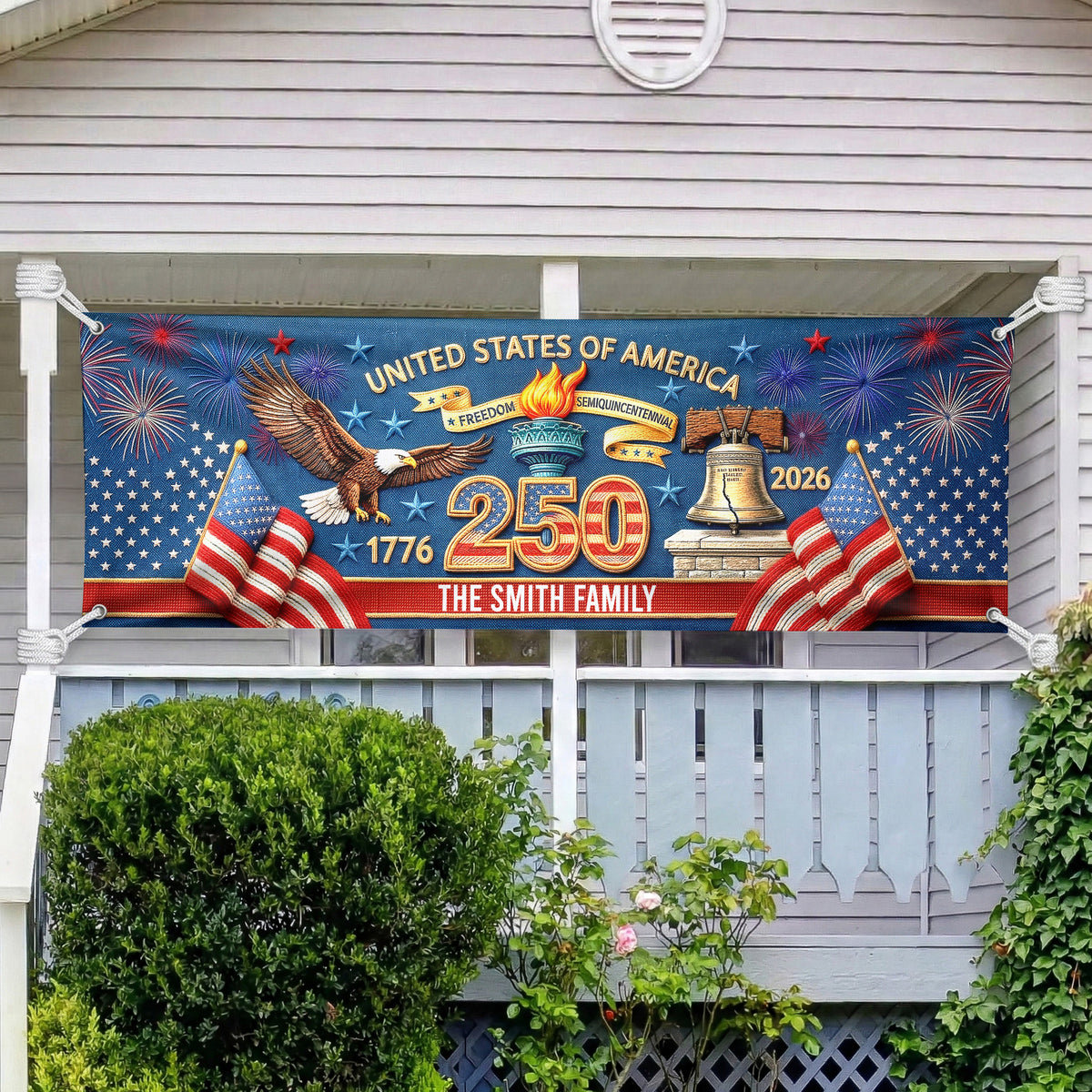 Usa-250Th-Anniversary-Faux-Pattern-Personalized-Banner-3