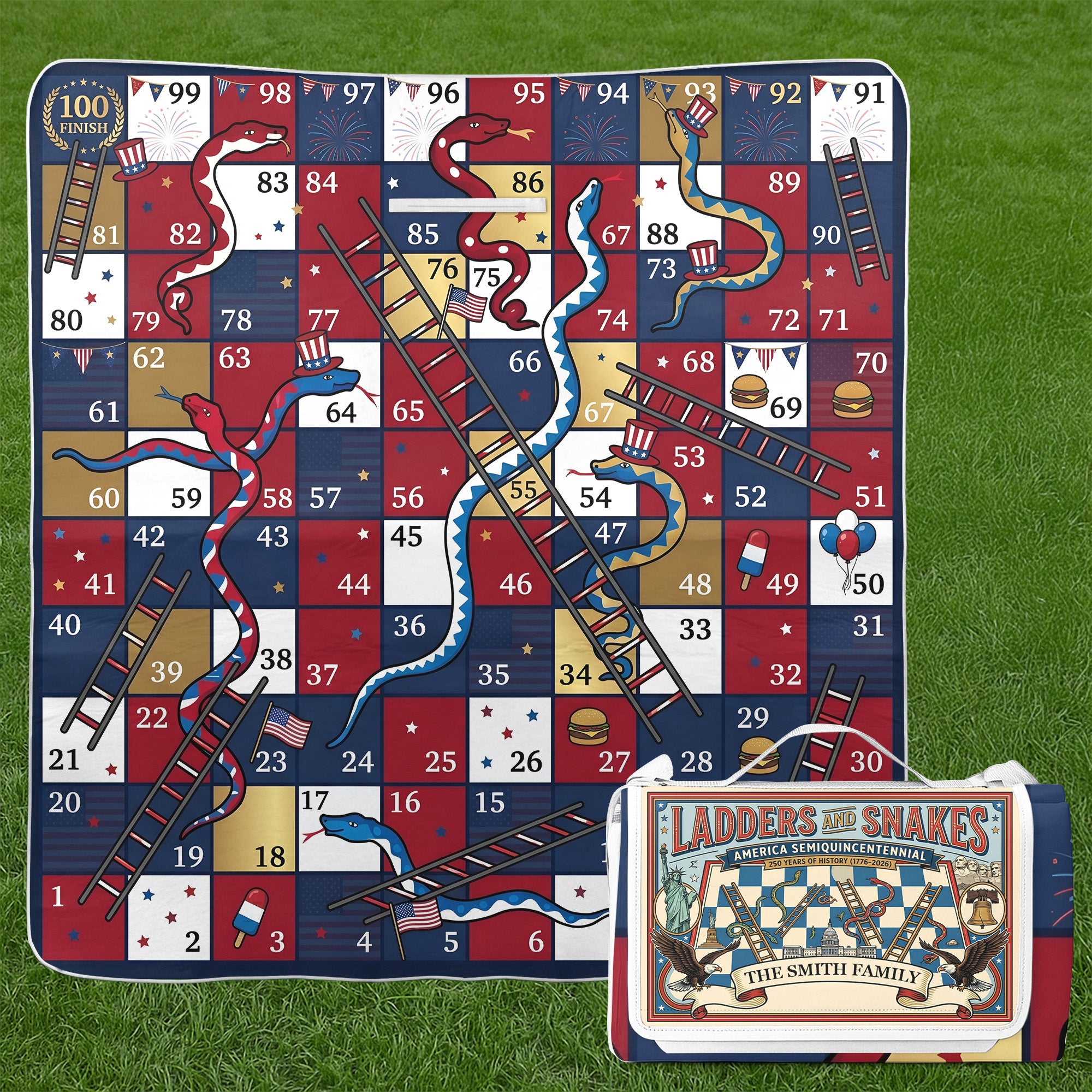 Usa_250Th_Anniversary_Games_For_Kids_Outdoor_Activities_Personalized_Picnic_Blanket_1
