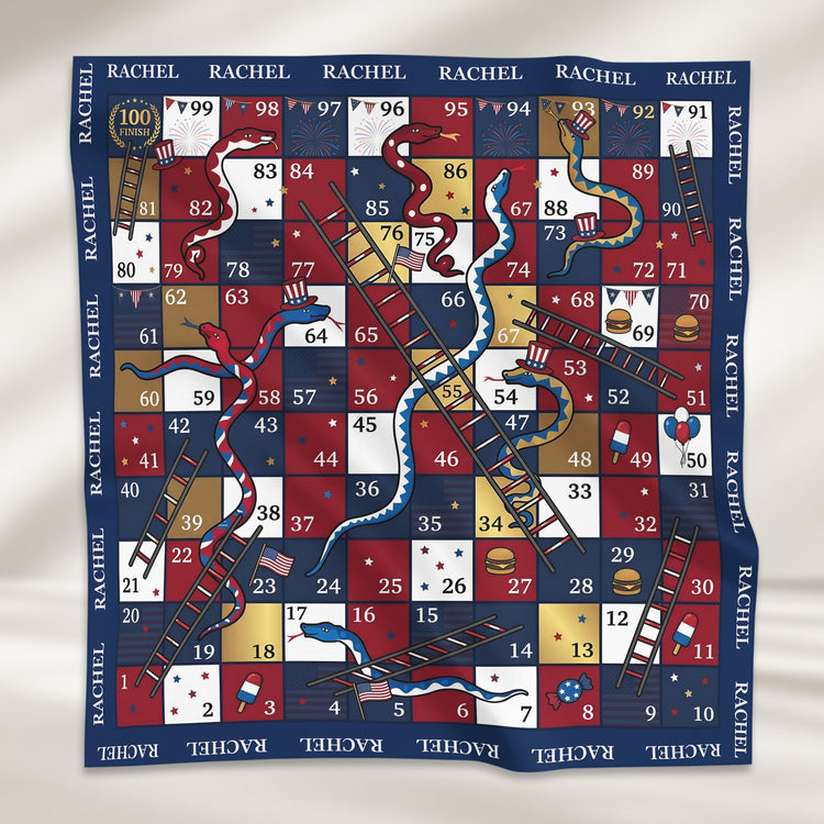 Usa-250Th-Anniversary-Games-For-Kids-Personalized-Scarf-1