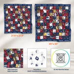 Usa-250Th-Anniversary-Games-For-Kids-Personalized-Scarf-8