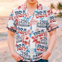Usa_250Th_Birthday_Eagle_Patriotic_Personalized_Hawaiian_Shirt_2