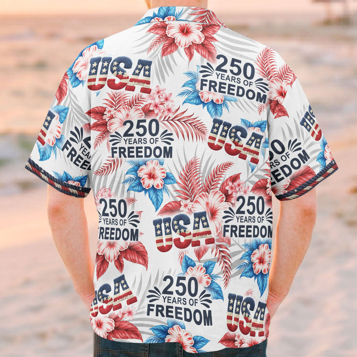 Usa_250Th_Birthday_Eagle_Patriotic_Personalized_Hawaiian_Shirt_3