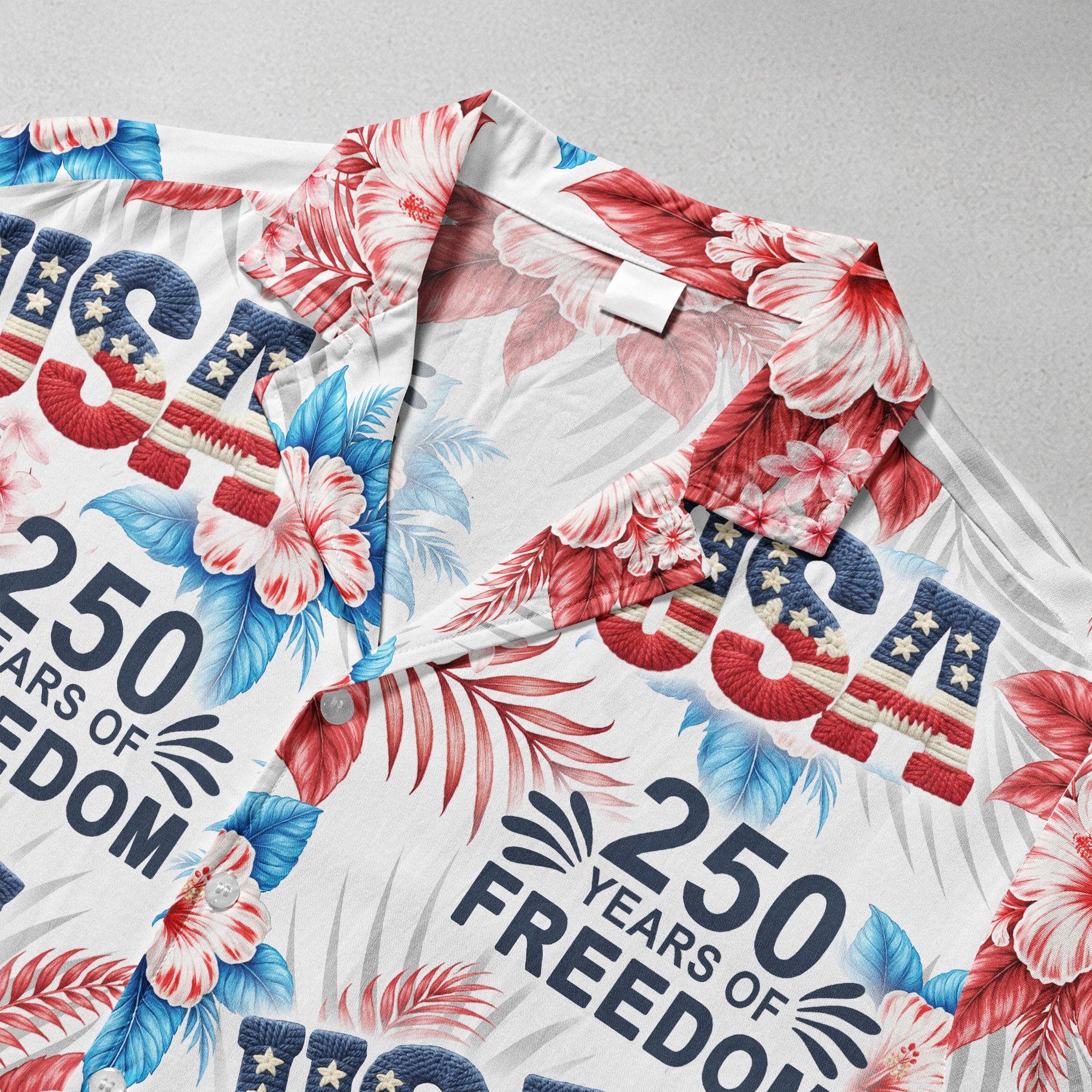 Usa_250Th_Birthday_Eagle_Patriotic_Personalized_Hawaiian_Shirt_4