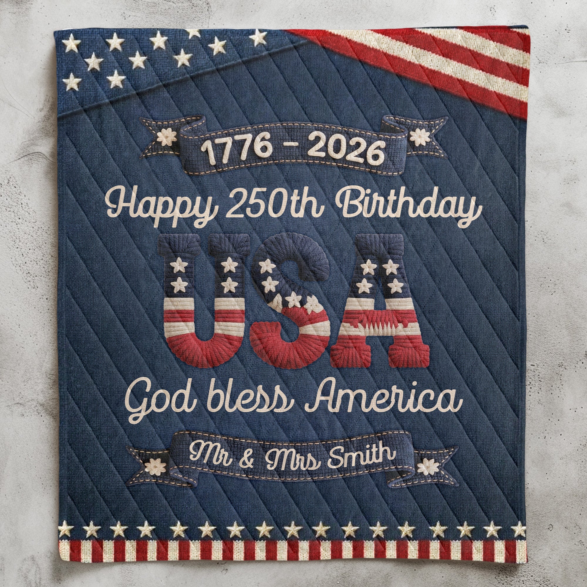 Usa-250Th-Birthday-Faux-Yarn-Pattern-Custom-Blanket-2