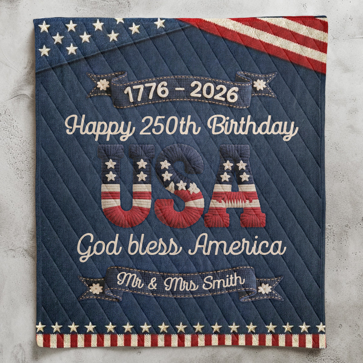 Usa-250Th-Birthday-Faux-Yarn-Pattern-Custom-Blanket-2