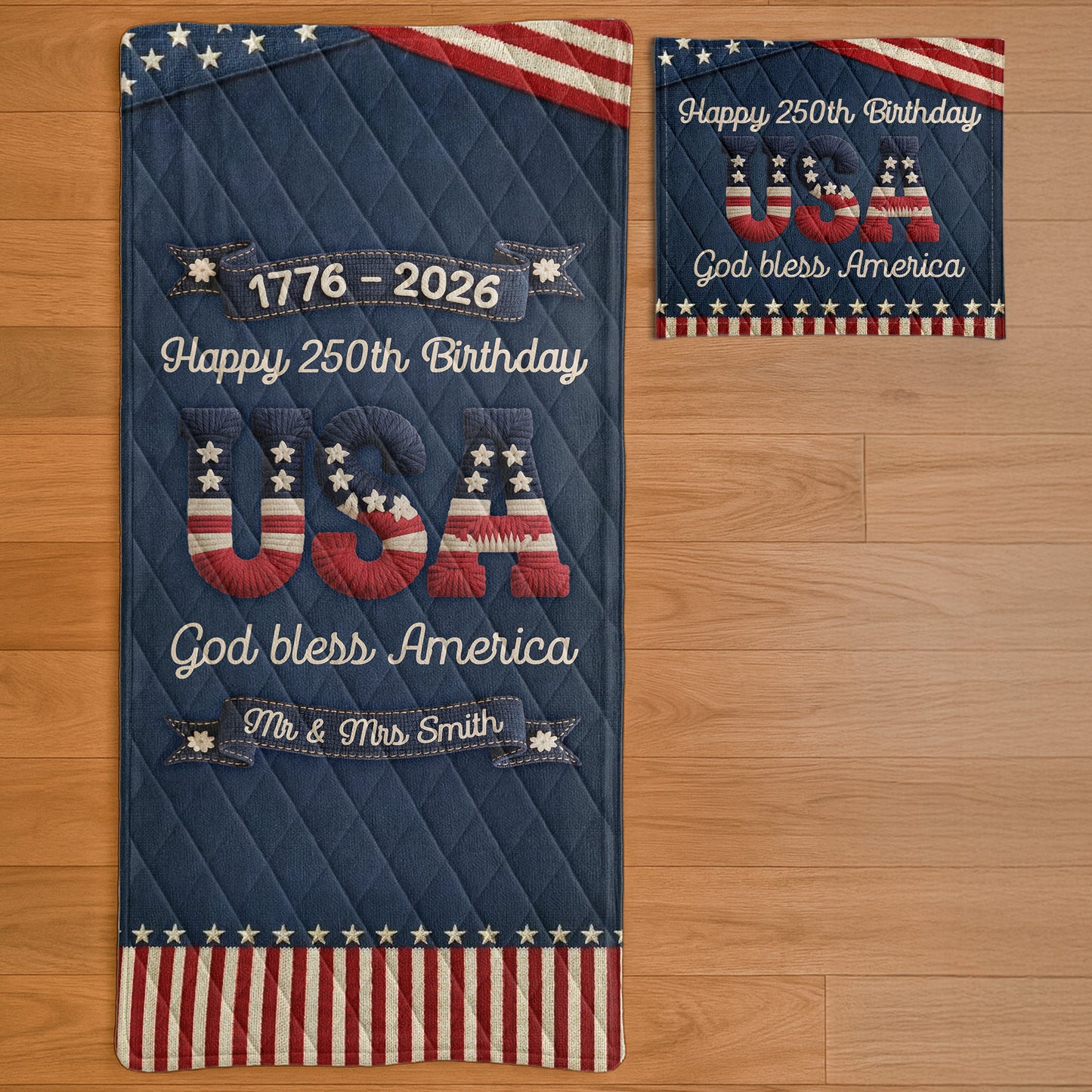 Usa-250Th-Birthday-Faux-Yarn-Pattern-Custom-Blanket-4