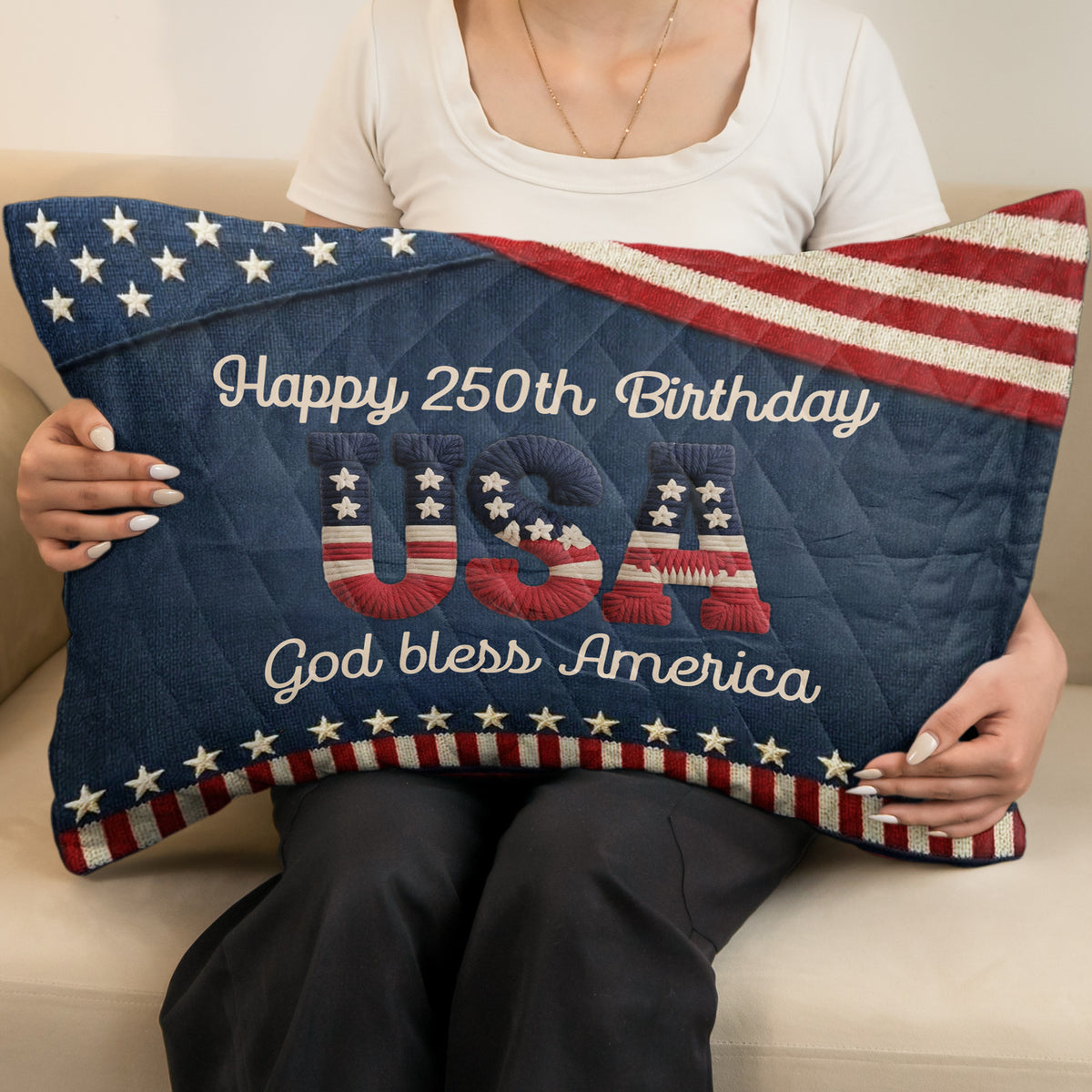 Usa-250Th-Birthday-Faux-Yarn-Pattern-Custom-Blanket-5