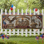 Usa-Semiquincentennial-Decor-Faux-Pattern-Personalized-Banner-2