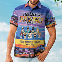 Vacation With Family - Personalized Hawaiian Shirt