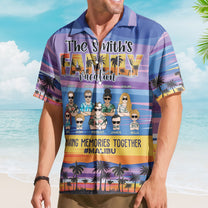 Vacation With Family - Personalized Hawaiian Shirt