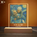 Van Gogh Art You & Me We Got This - Personalized Photo LED Light