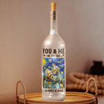 Van Gogh Style You & Me We Got This - Personalized Photo Bottle Lamp