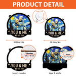 Van Gogh Style You & Me We Got This - Personalized Photo Window Hanging Suncatcher Ornament