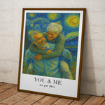 Van Gogh Wall Art You & Me We Got This - Personalized Photo Poster - Anniversary Gifts
