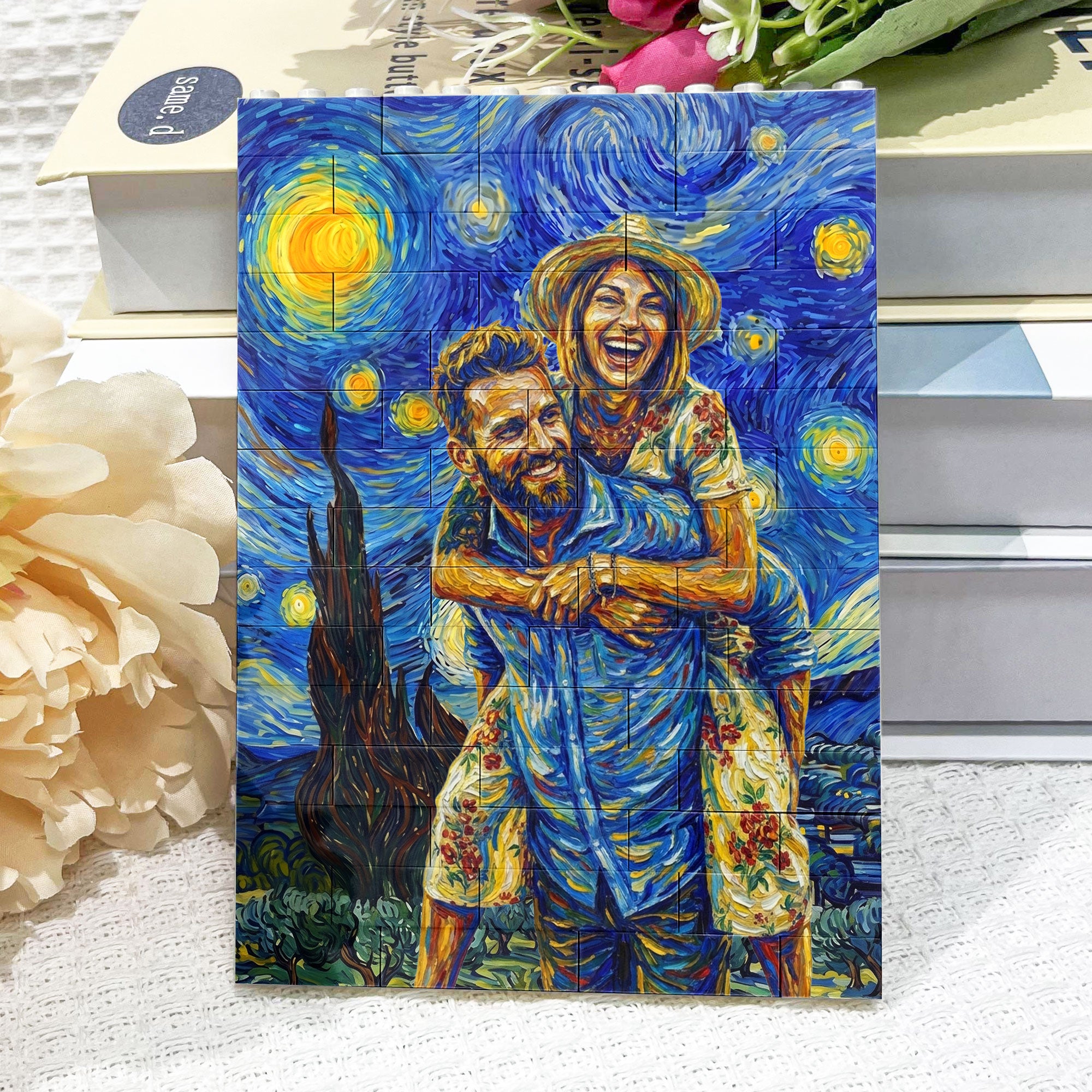 Van-Gogh-Art-Custom-Couple-Photo-Anniversary-Gifts-Version-3-Personalized-Building-Blocks-4