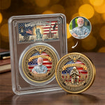 Veteran Memorial 250 Years Of Freedom Keepsake Upload Photo - Personalized Coin