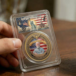 Veteran Memorial 250 Years Of Freedom Keepsake Upload Photo - Personalized Coin