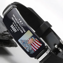Veteran We Call You Daddy Father's Day Gift For Men - Personalized Photo Bracelet