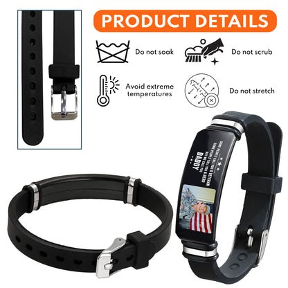 Veteran We Call You Daddy Father's Day Gift For Men - Personalized Photo Bracelet