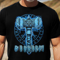 Viking Warriors, Name In Runes Viking - Personalized Shirt