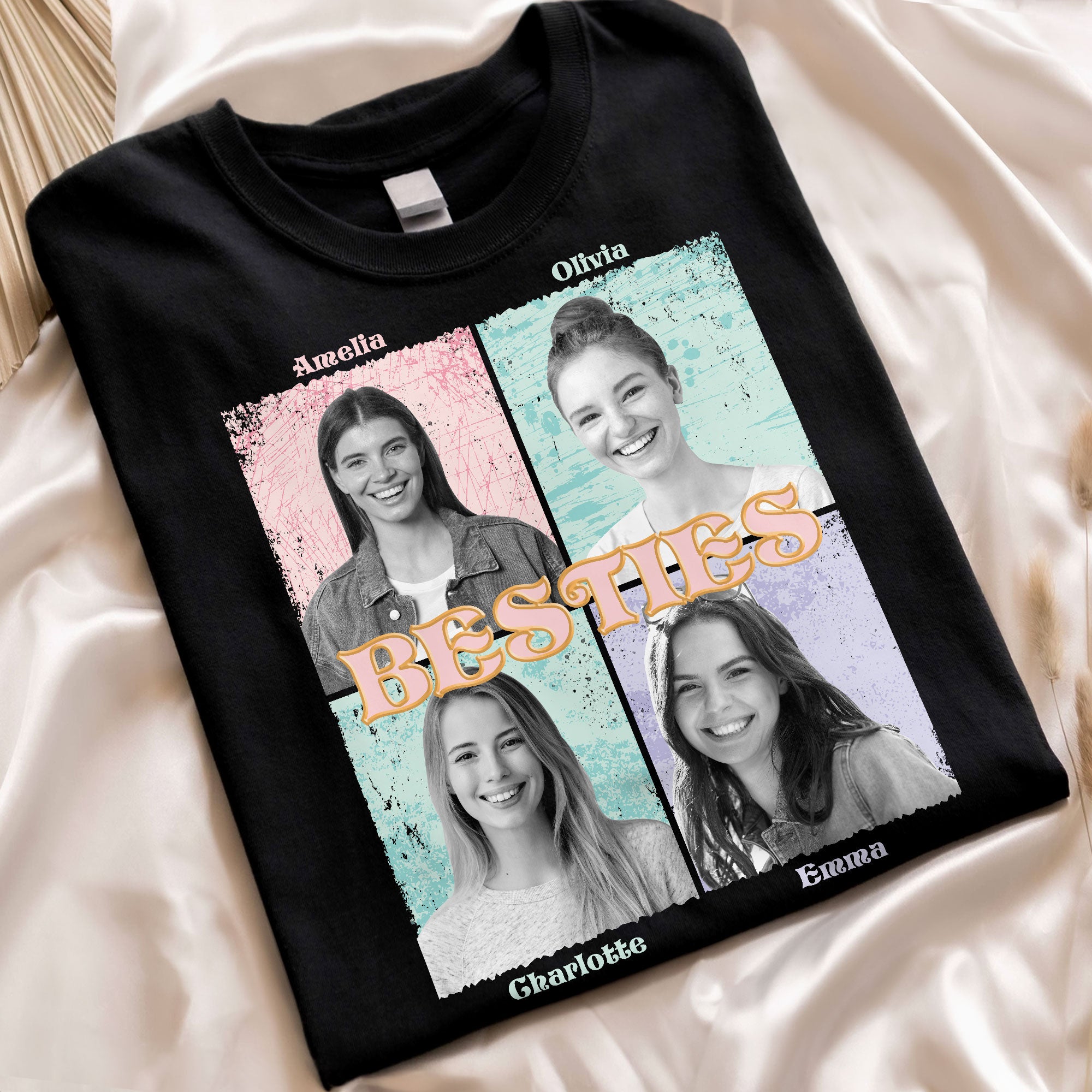 Vintage 90s Besties - Personalized Photo Shirt