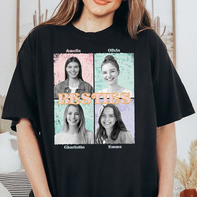 Vintage 90s Besties - Personalized Photo Shirt