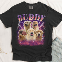 Vintage Bootleg Custom Photo Pet - Personalized Photo Comfort Tee
