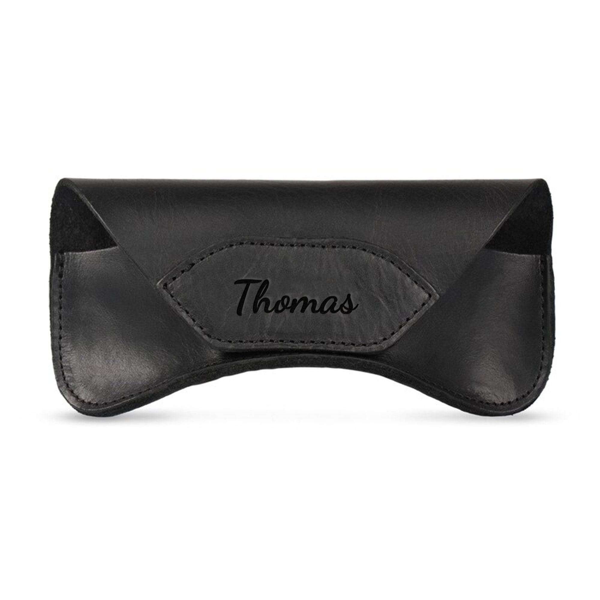Father's Day Gifts, Vintage Custom Name, Initial For Men, Grandpa, Husband, Dad - Personalized Leather Glasses Case