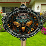 Vintage Garden 3D Print - Personalized Metal Sign