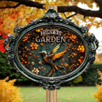 Vintage Garden 3D Print - Personalized Metal Sign