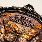 Vintage Garden 3D Print - Personalized Metal Sign