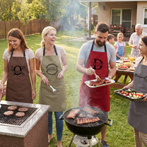 Vintage Monogram - Personalized Apron