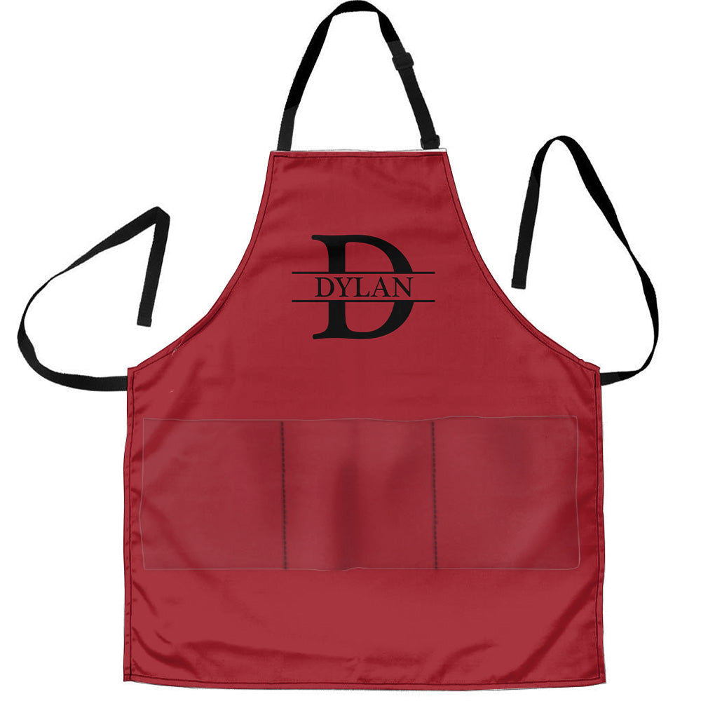 Vintage Monogram - Personalized Apron