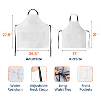 Vintage Monogram - Personalized Apron