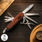 Vintage Monogram - Personalized Multi Tool Knife
