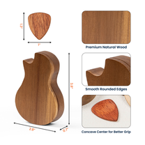 Vintage Monogram - Personalized Wooden Guitar Pick Box