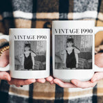 Vintage Photo And Year - Personalized Photo Mug