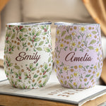 Vintage-Birth-Flower-Wedding-Bridesmaid-Birthday-Gift-Personalized-Wine-Tumbler-2