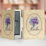 Vintage-Custom-Birth-Flower-Personalized-Kindle-Case-1
