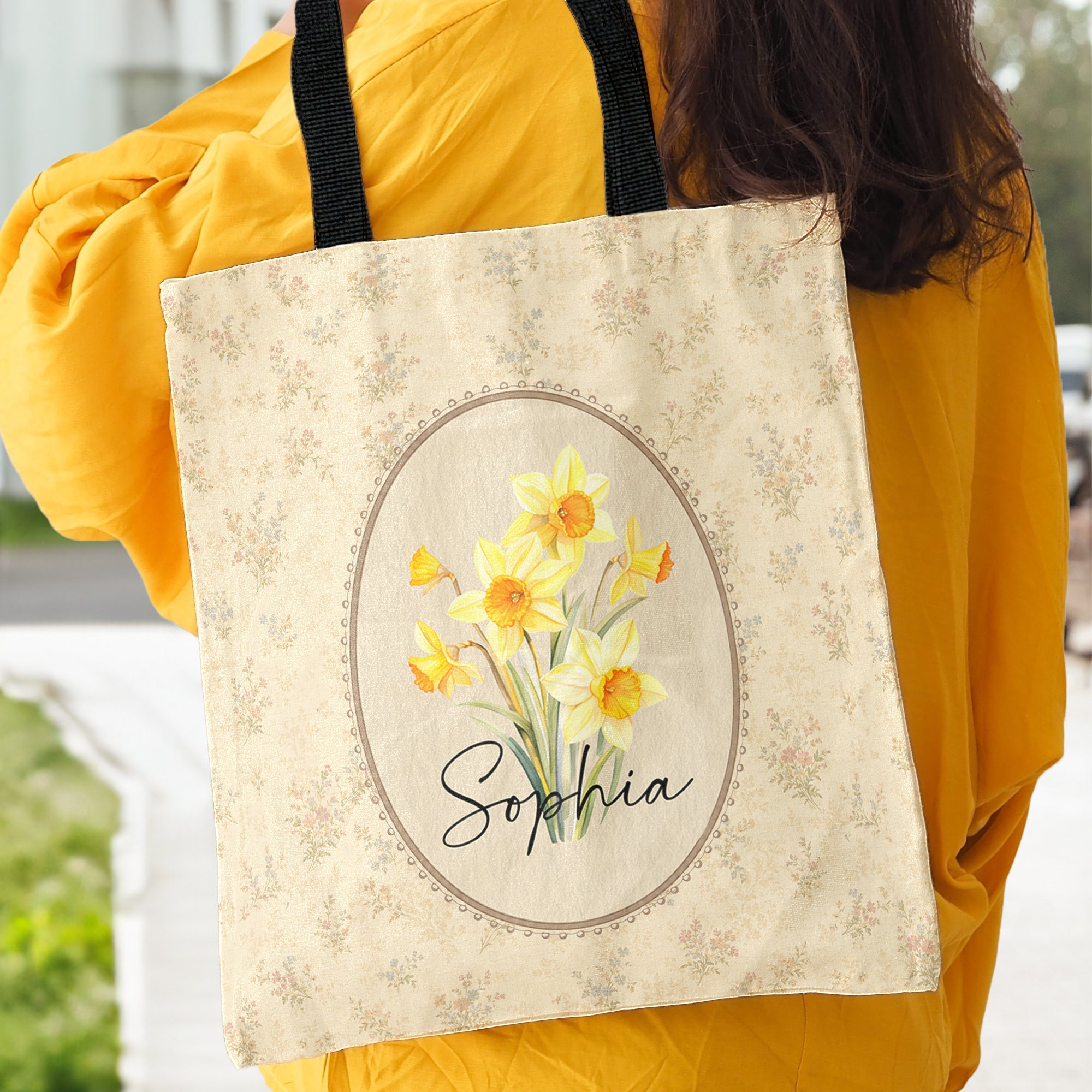 Vintage-Custom-Birth-Flower-Personalized-Tote-Bag-4